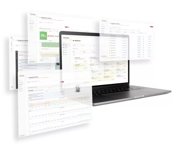Neuron Soundware AI acoustic monitoring dashboard showing machine health analytics