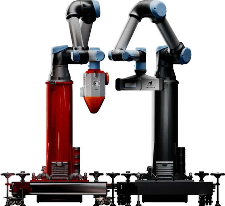 Radalytica RadalyX robotic open-geometry X-ray and CT system with two robot arms