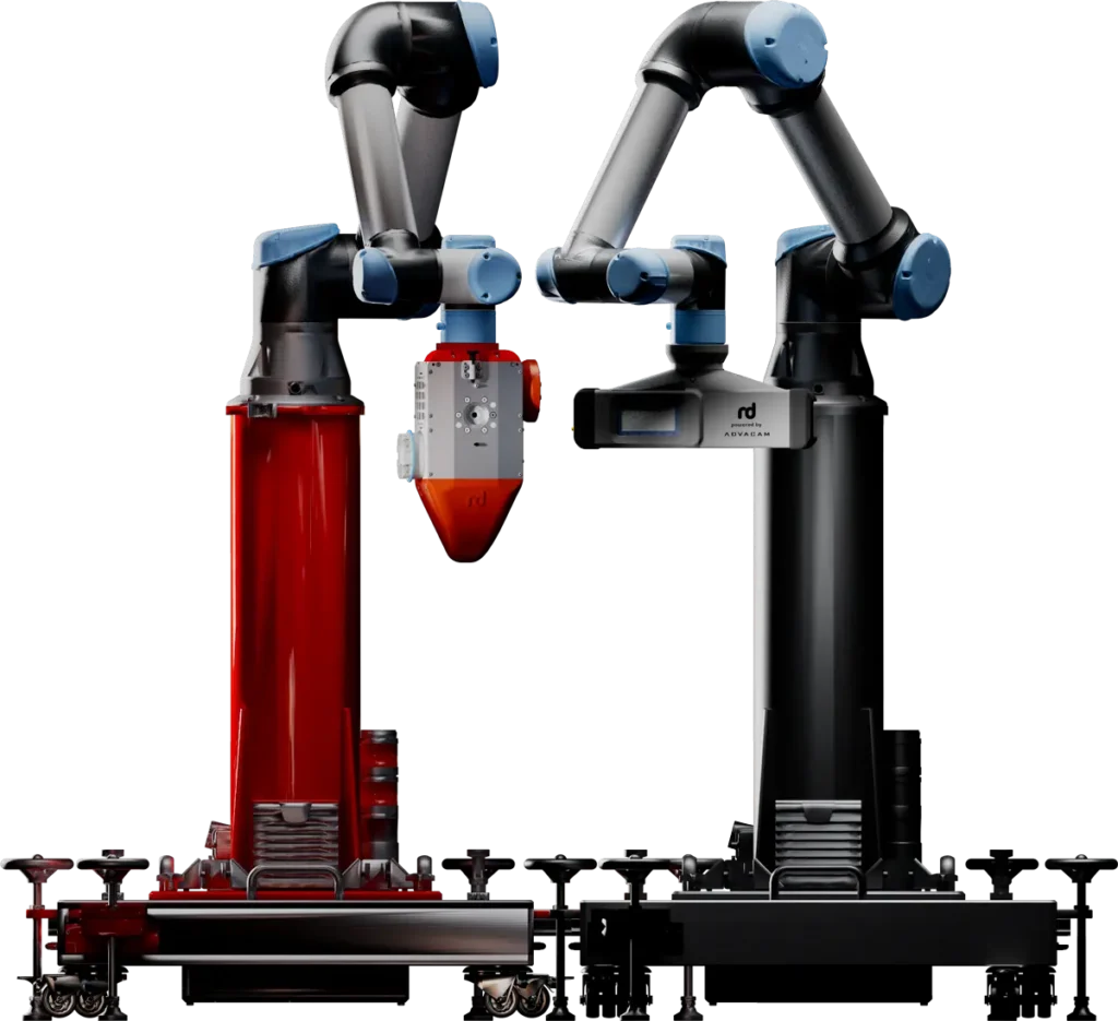 Radalytica RadalyX robotic open-geometry X-ray and CT system with two robot arms