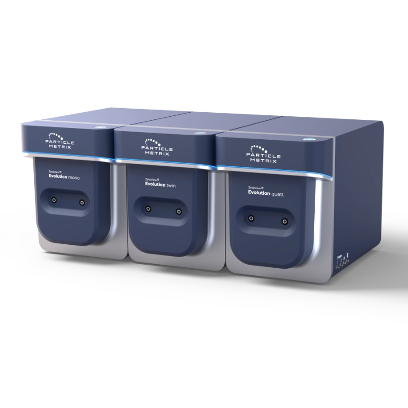 Particle Metrix ZetaView Evolution nanoparticle tracking analysers — mono, twin and quatt models